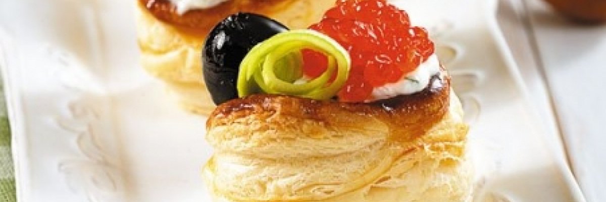 Пироги з червоною ікрою