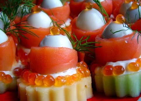 Морська закуска з сьомги