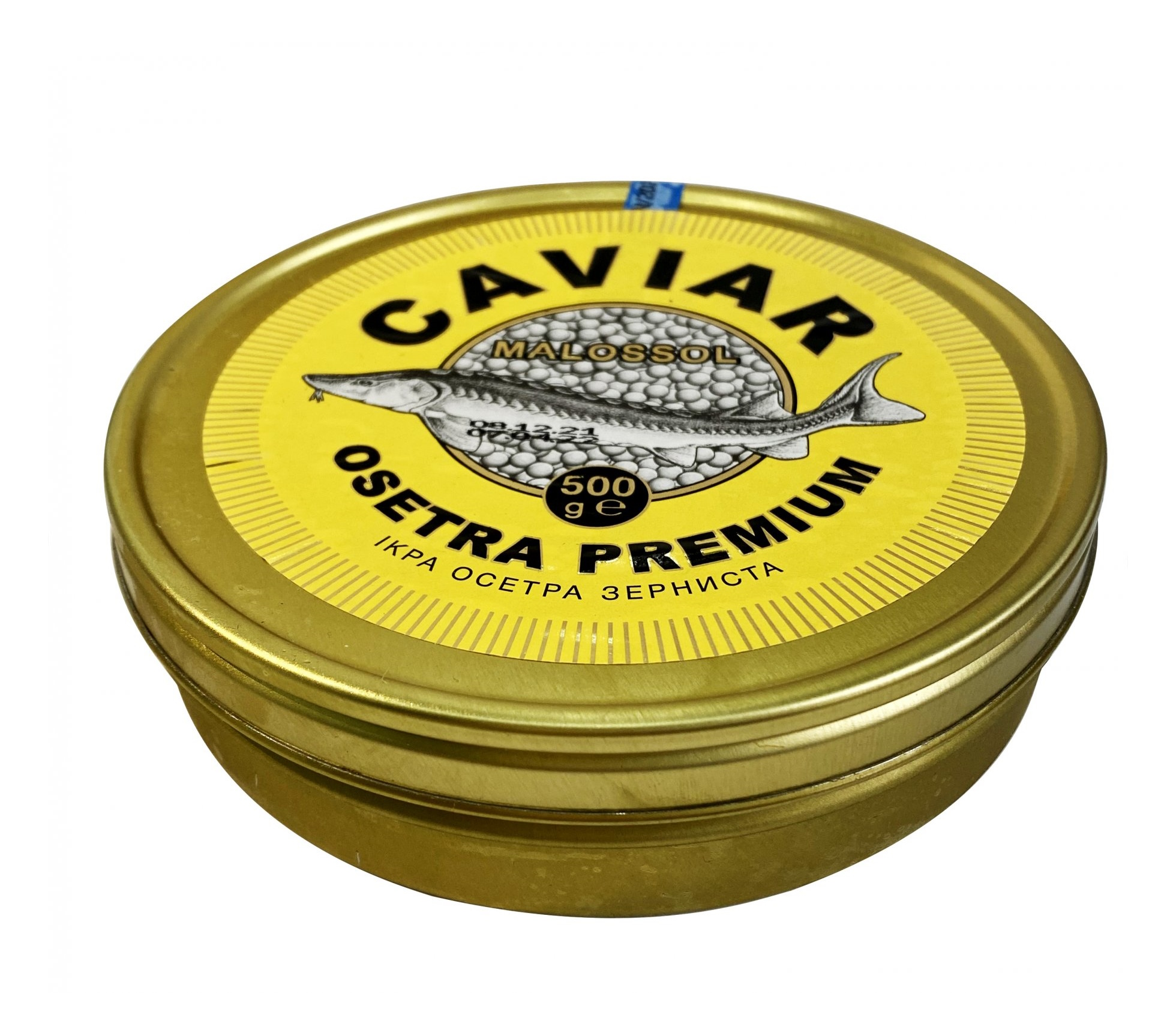 Ікра осетра CAVIAR MALOSSOL PREMIUM, 500г