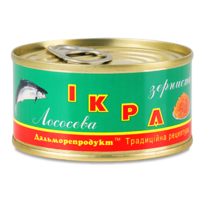 Икра лососевая Дальморепродукт 120г