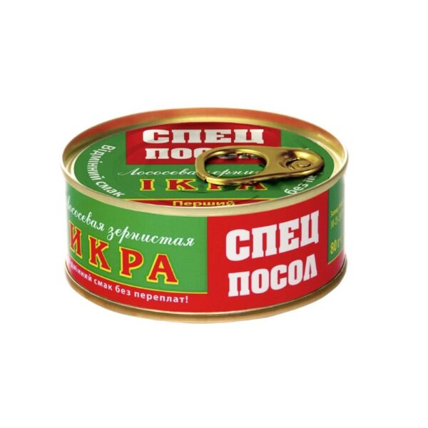 Икра лососевая СПЕЦПОСОЛ 80 г