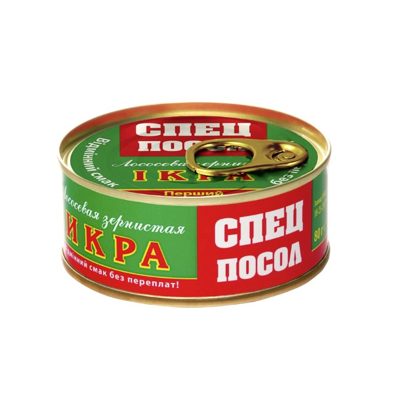 Икра лососевая СПЕЦПОСОЛ 80 г