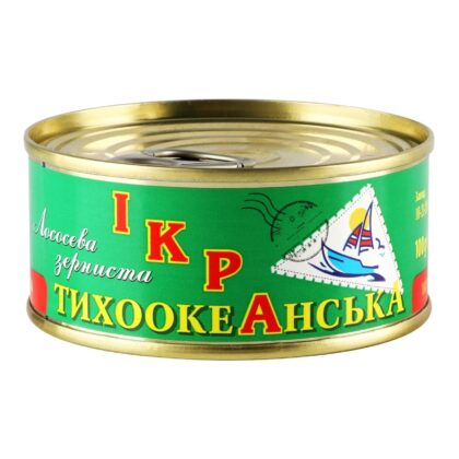 Ікра лососева Тихоокеанська 100г