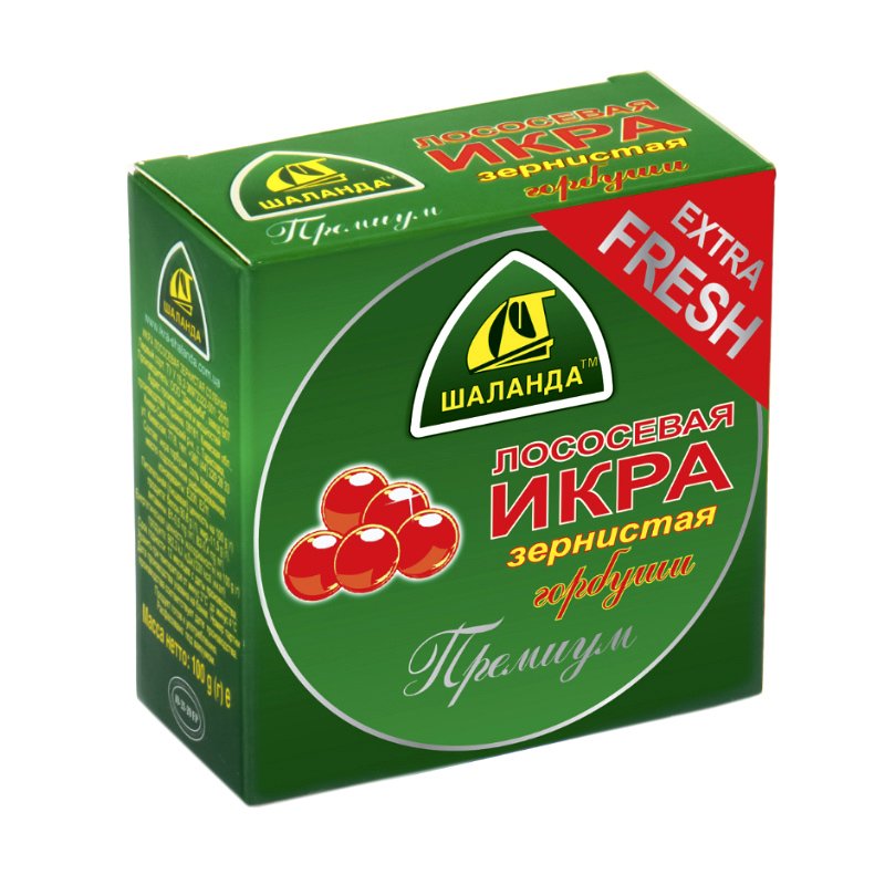 Икра лососевая Шаланда Премиум горбуша 100г